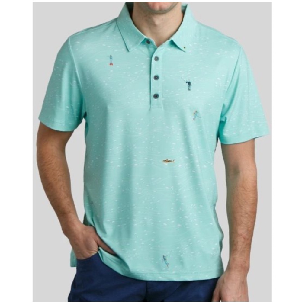 William Murray Life Aquatic LIFE AWESOME Polo NWOT